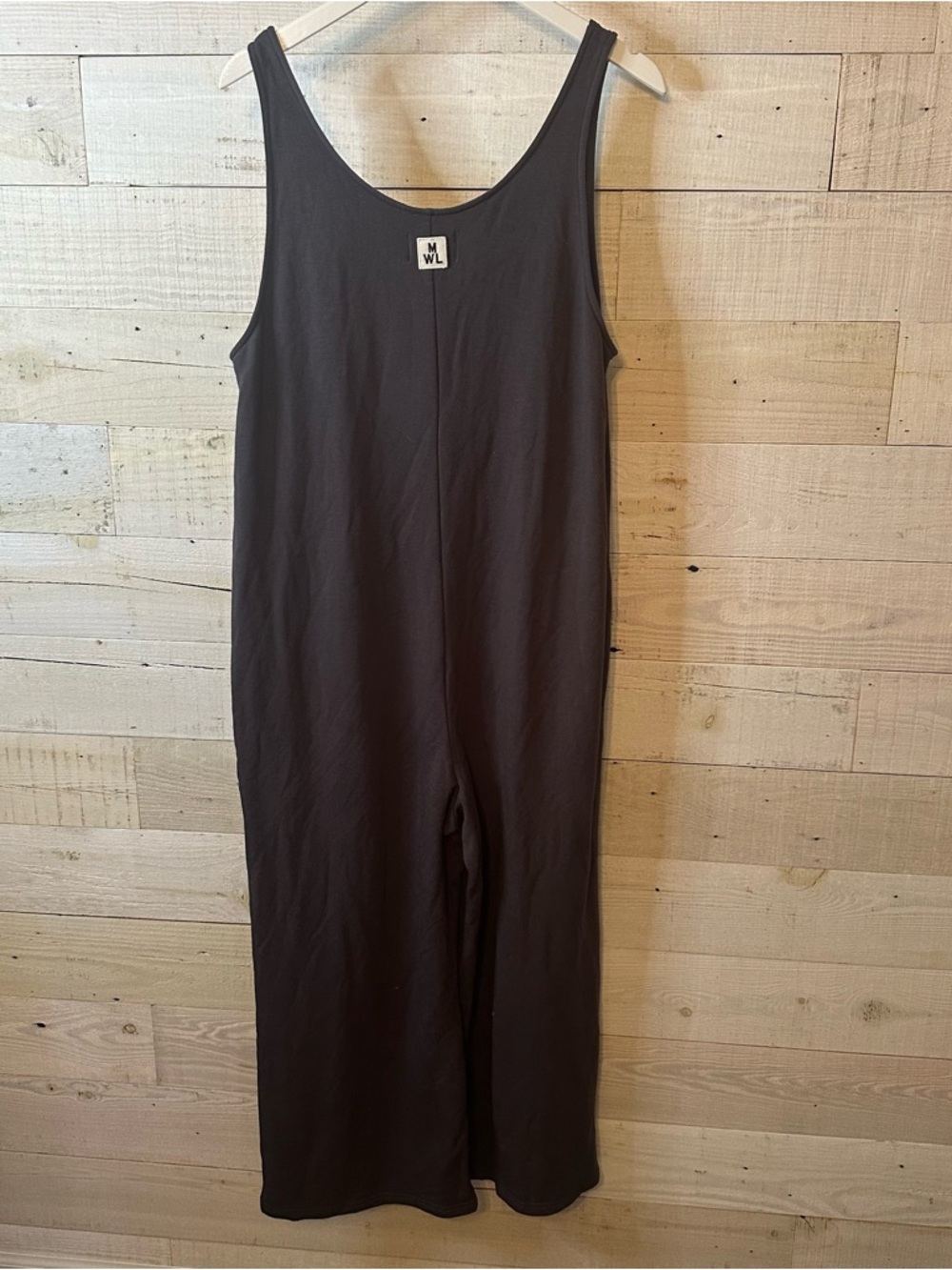 MWL by Madewell Broadway Jumpsuit Charcoal Grey Large - Picture 6 of 12